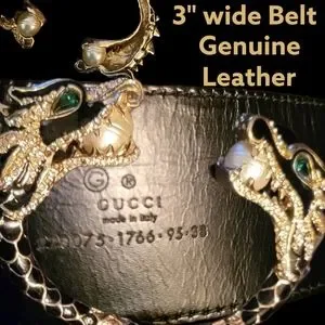 Gucci | Accessories | One Of Kind Gucci 3 Blk Beltultra Rare 